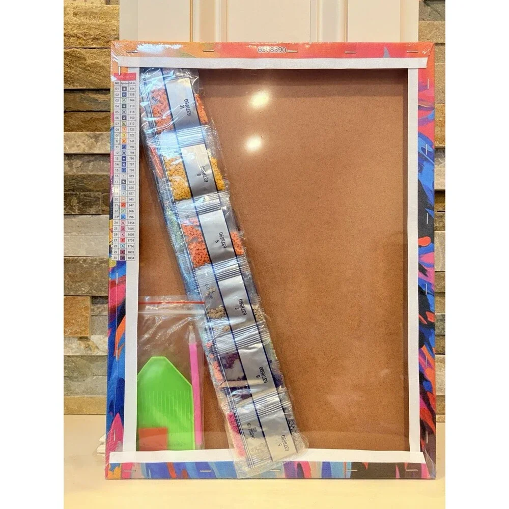 Hobby Lobby The Spring Shop Dog Diamond Painting Kit 11.8 x 15.75in
